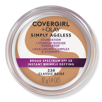 Olay Simply Ageless Instant Wrinkle-Defying Foundation with SPF 28