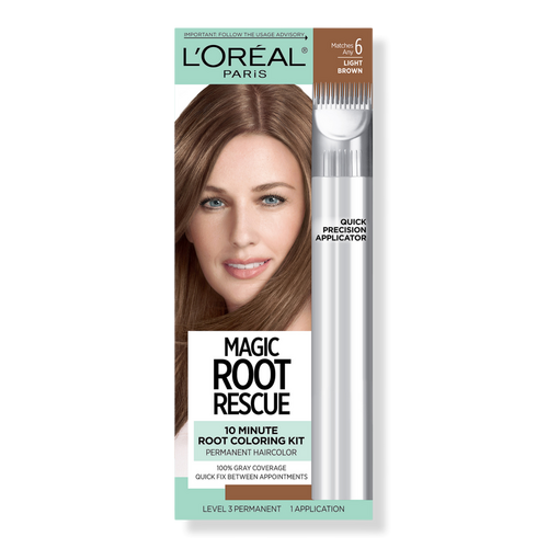 Magic Root Rescue 10 Minute Permanent Coloring Kit - 6 Light Brown