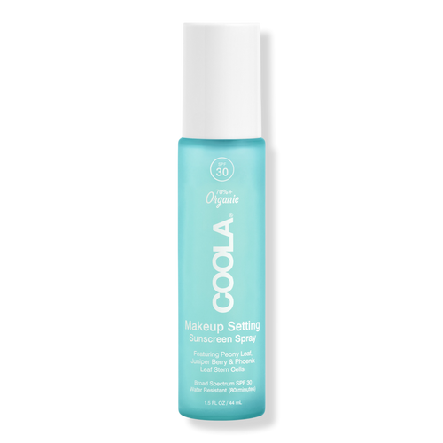 COOLA Makeup Setting Spray Organic Sunscreen SPF 30 bottle from Ulta product page