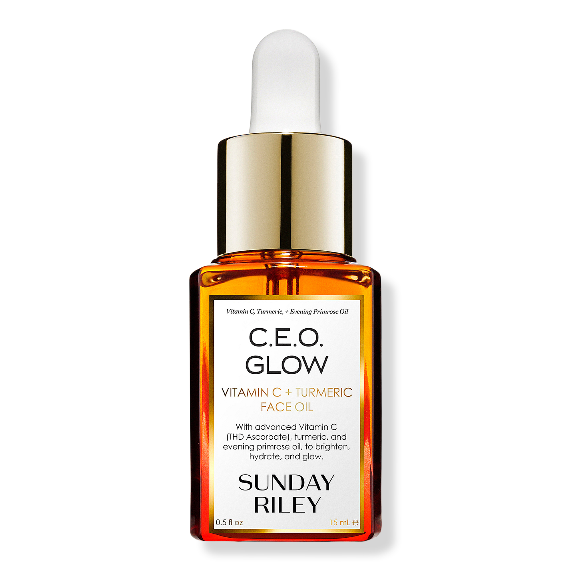 C.E.O. Glow Vitamin C and Turmeric Face Oil - 0.5 oz