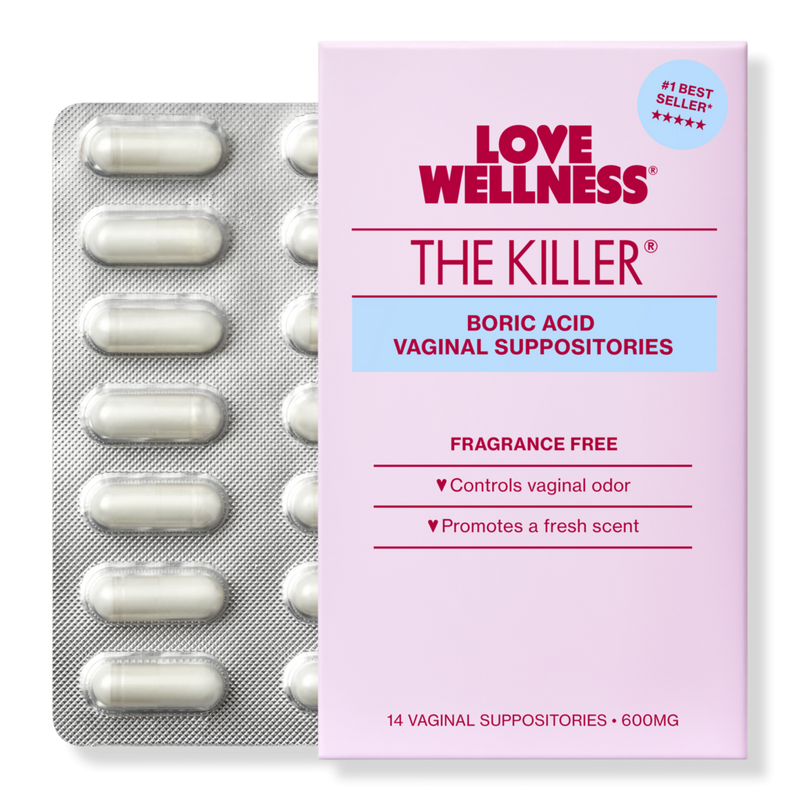Love Wellness - The Killer: Boric Acid Vaginal Suppositories | Ulta Beauty