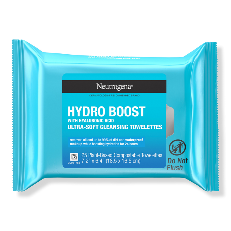 Neutrogena - 25 ct Hydro Boost Facial Cleansing Wipes | Ulta Beauty