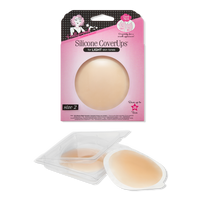 Silicone CoverUps Size 2, Self-Adhesive Nipple Concealers