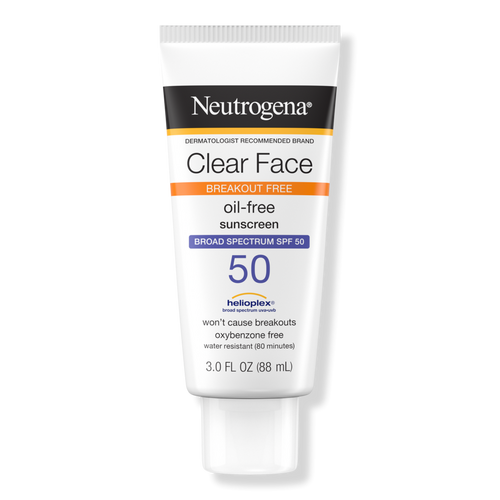 Clear Face Oil-Free Sunscreen SPF 50