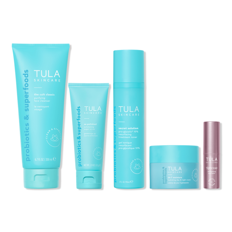 TULA Glow Starts Here Bestselling Skin Essentials Kit