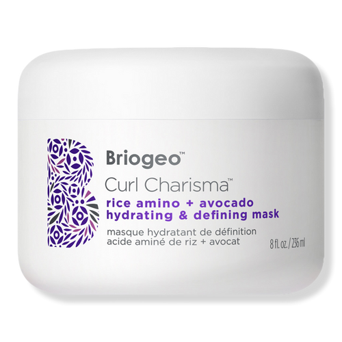 Curl Charisma Rice Amino + Avocado Hydrating & Defining Hair Mask for Curly Hair - 8.0 oz