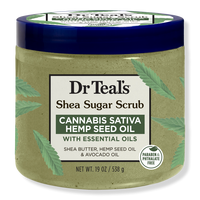 Shea Sugar Scrub with Cannabis Sativa Hemp Seed Oil & Essential Oils