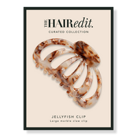 Rose Tortoise Jellyfish Claw Clip