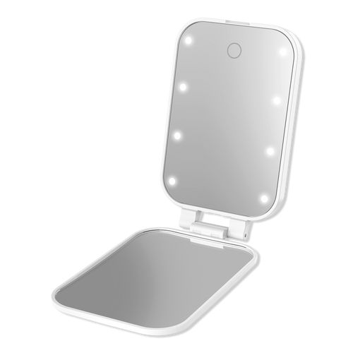 Reflections Lighted LED Compact Hollywood Mirror - White