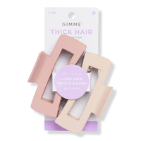Thick Hair Rectangular Claw Clips