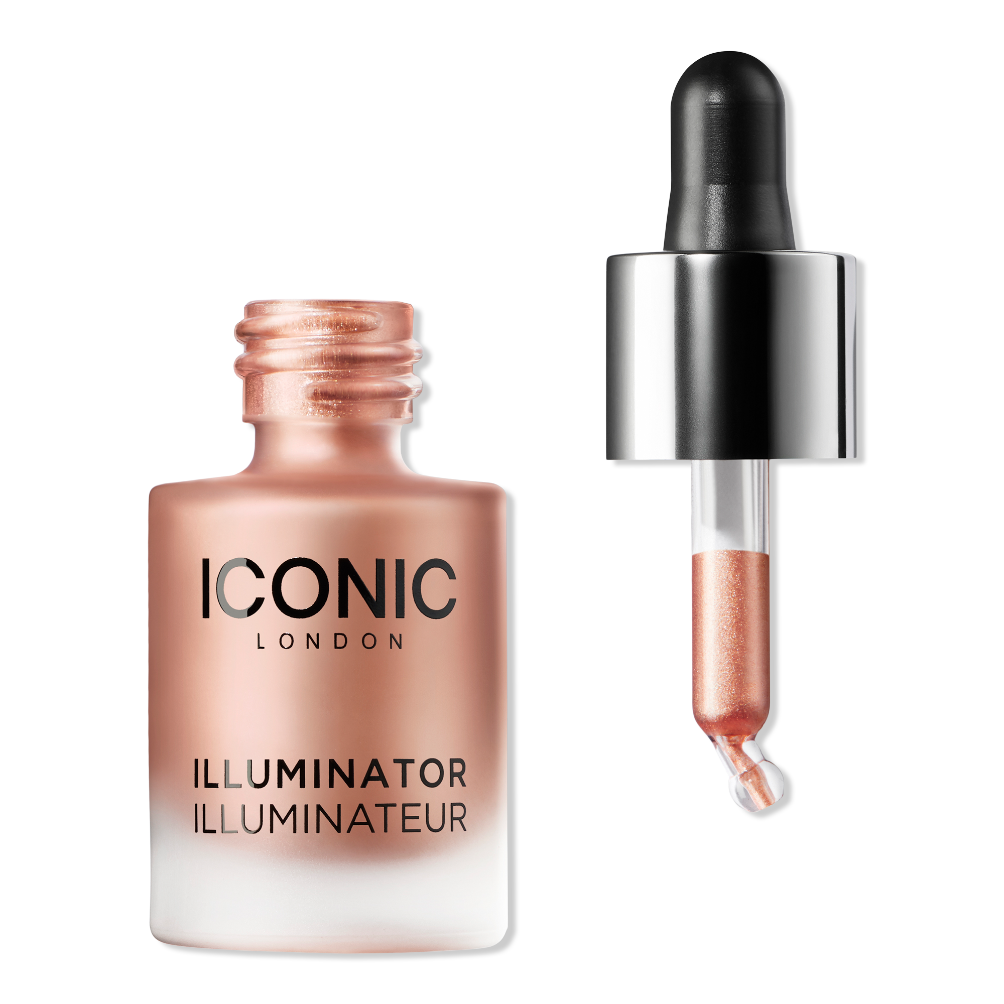 ICONIC LONDON Illuminator Liquid Shimmer Highlighter Drops INTERNATIONAL SHIPPING