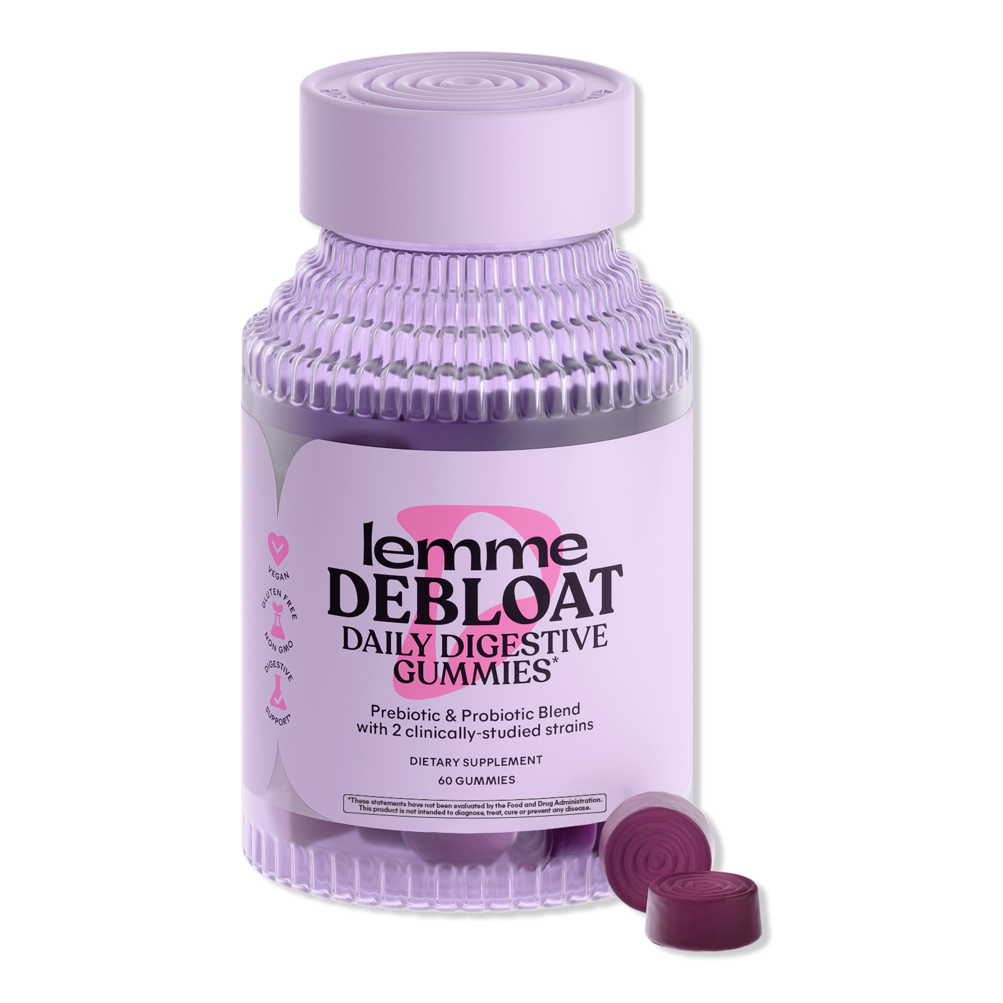 Lemme Debloat: Daily Digestive Gummies
