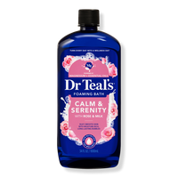 Foaming Bath with Pure Epsom Salt, Calm & Serenity with Rose