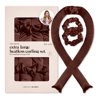 Extra Large Heatless Curling Set Satin