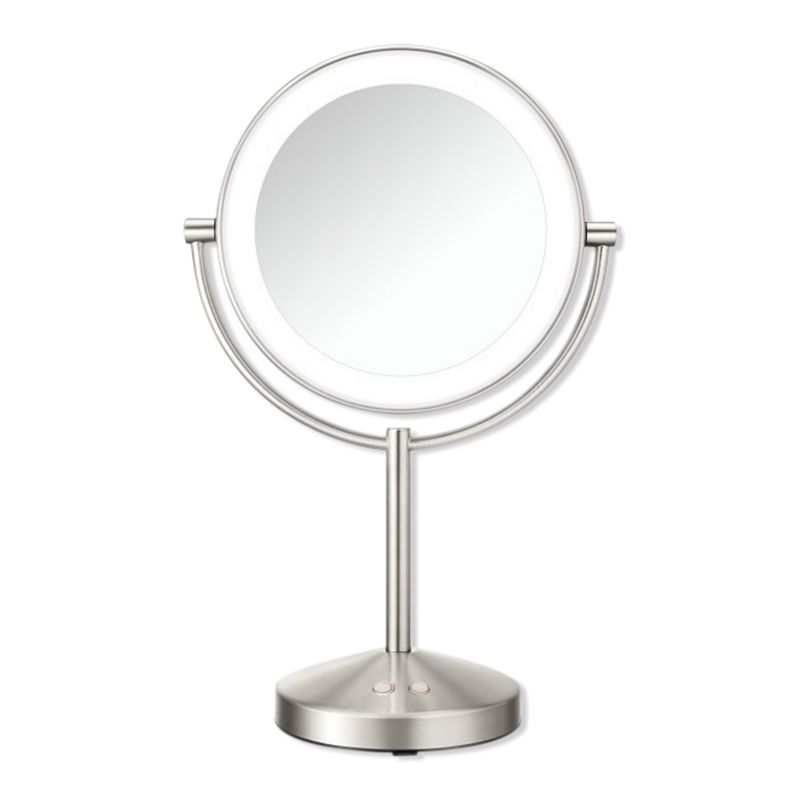Conair - White Reflections Lighted LED Compact Hollywood Mirror