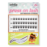 Winks Press On Pre-Glued Underlash Extensions