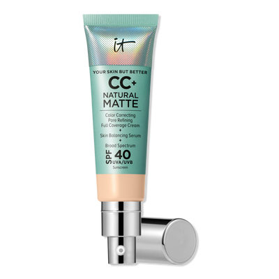 IT Cosmetics - Fair CC+ Cream Natural Matte Foundation with SPF 40