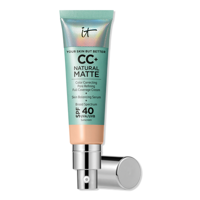 IT Cosmetics - Light Cool CC+ Cream Natural Matte Foundation with