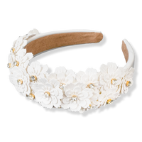 'The Lindsay' Leather Flower Headband