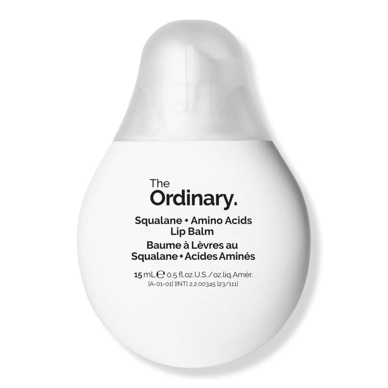 The Ordinary Squalane + Amino Acids Hydrating Lip Balm for Lips, Elbows