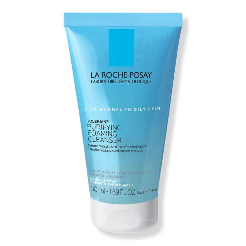 La Roche-Posay Travel Size Toleriane Purifying Foaming Face Wash for Oily