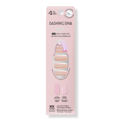 Glaze Effect, Semi-Cured Gel Nail Strips - Ring The Alarm