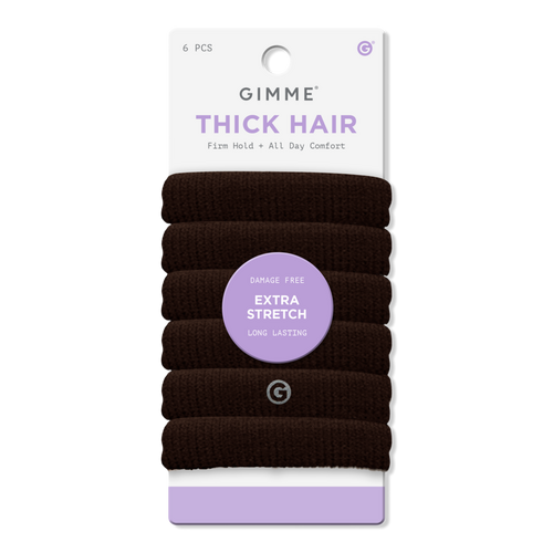 Thick Hair Extra Stretch Hair Band Dark