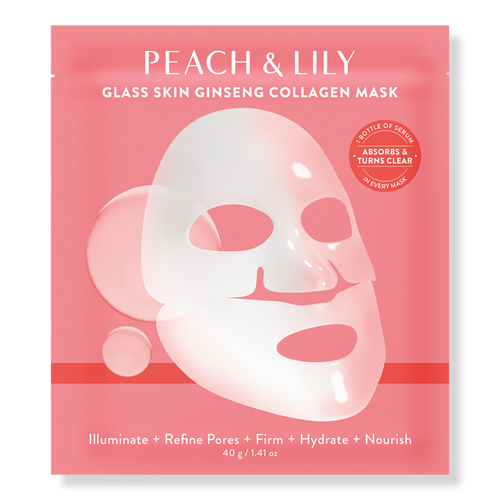 Peach Lily Glass Skin Ginseng Collagen Mask
