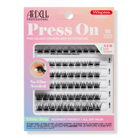 Press On Pre-glued Underlash Extensions, Wispies Natural