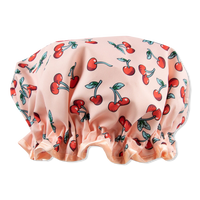 Cherry Printed Shower Cap