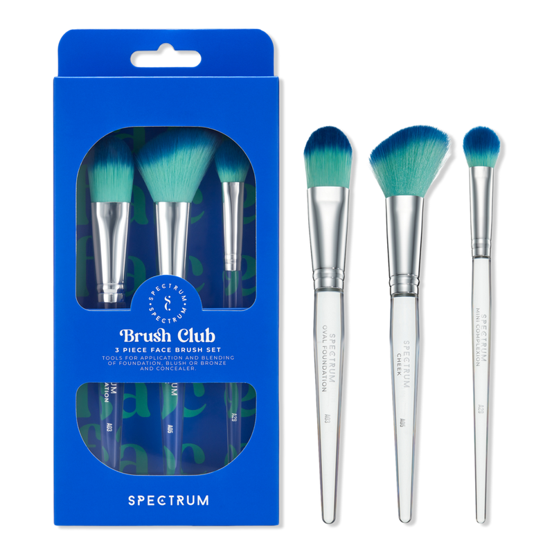 Spectrum - Brush Club 3-Piece Face Brush Set | Ulta Beauty