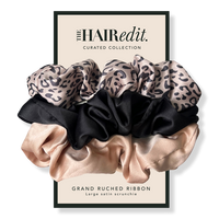 Grand Ruched Ribbon Scrunchies