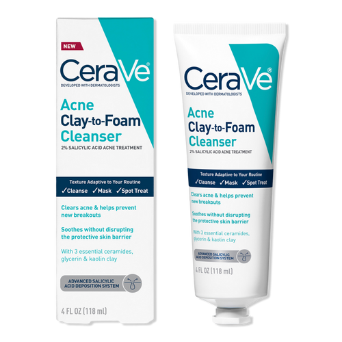 Acne Clay-to-Foam Facial Cleanser