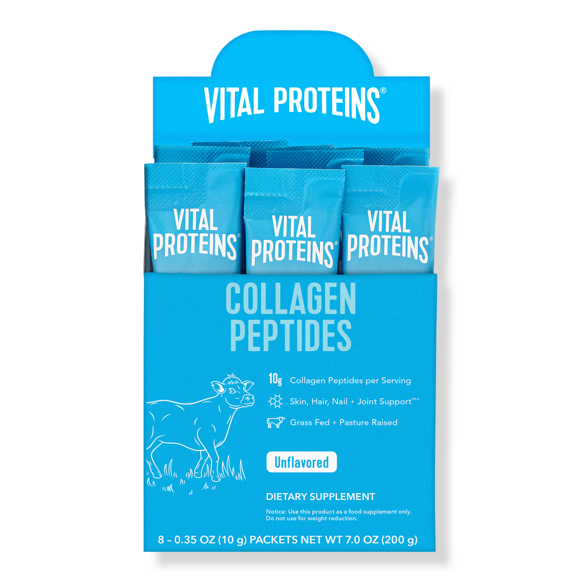 Hydrolyzed Collagen Peptides Unflavored Powder Stick Pack