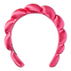 Pink Satin Bubble Headband 