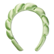 Green Satin Bubble Headband 