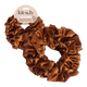 Camel Recycled Fabric Ruffle Scrunchie 