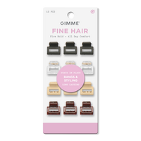 Mini Square Claw Clip for Fine Hair