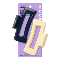 Extra Grip Rectangle Claw Clip for Medium Hair