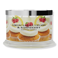 Limoncello Cupcake and Raspberry 4-Wick Scented Candle
