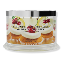 Limoncello Cupcake and Bing Cherry 4-Wick Scented Candle