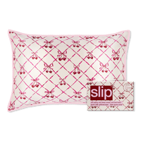 Pure Silk Queen Pillowcase Lace Trim