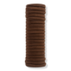 Chocolate Recycled Fabric Seamless Hair Elastics 20pc Set 