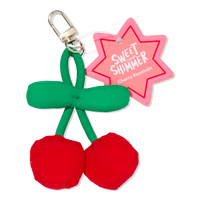 Puffy Cherry Keychain