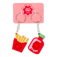 Pop Fidget Duo Keychain