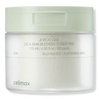 Jiwoogae Cica BHA Blemish Toner Pad