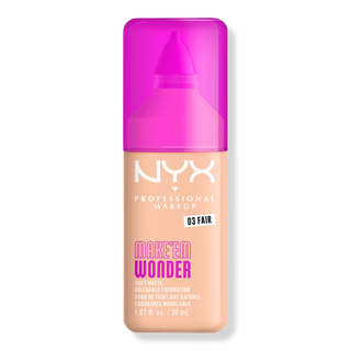 NYX Professional Makeup Make 'EM Wonder, 24H Soft Matte Foundation