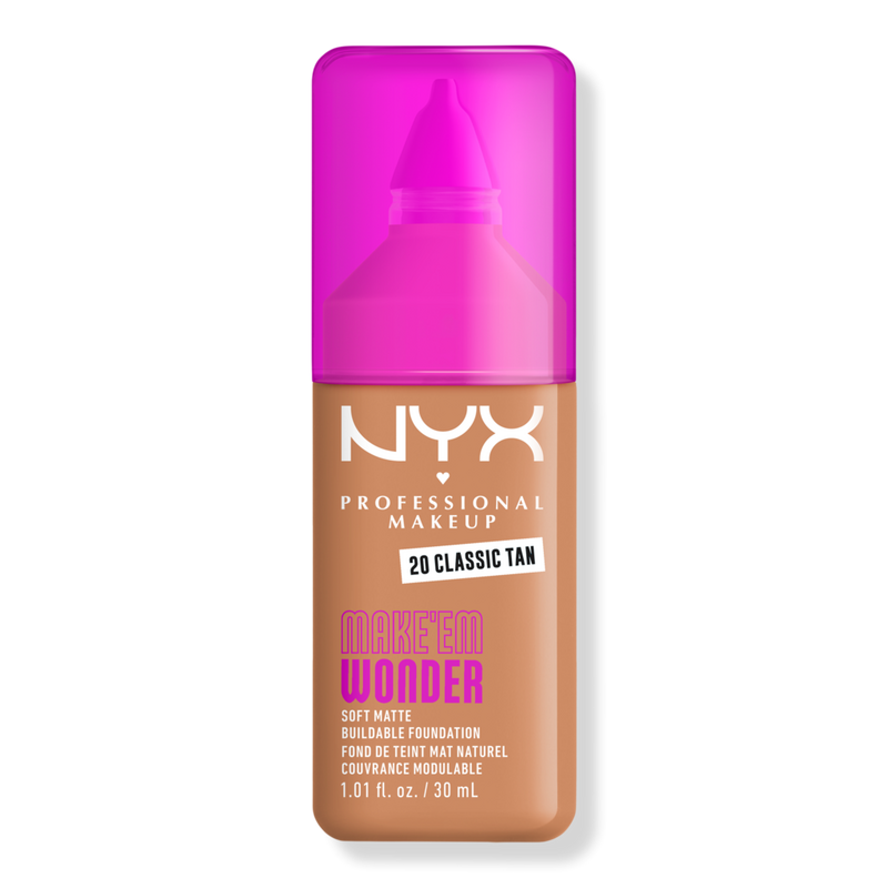 NYX Professional Makeup Make 'EM Wonder, 24H Soft Matte Foundation