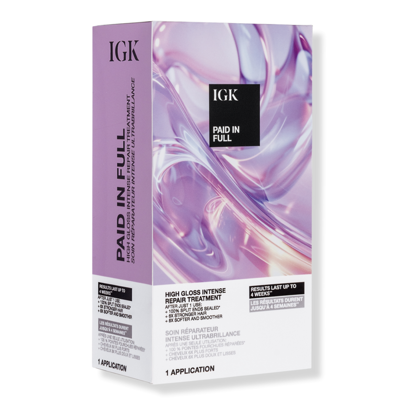 IGK Paid In Full High Gloss Intense Repair Treatment