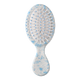 Blue/White Printed Mini Hair Brush 
